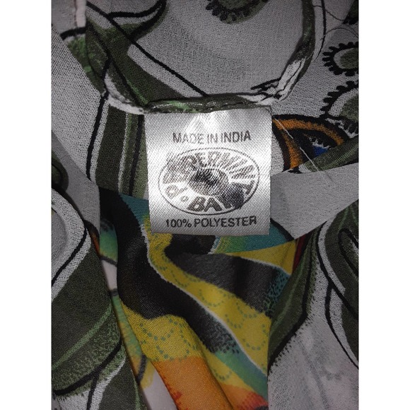 NIP Sz L Bikini with Light Padded Top, Peppermint Bay Hip Scarf OS - Picture 4 of 12